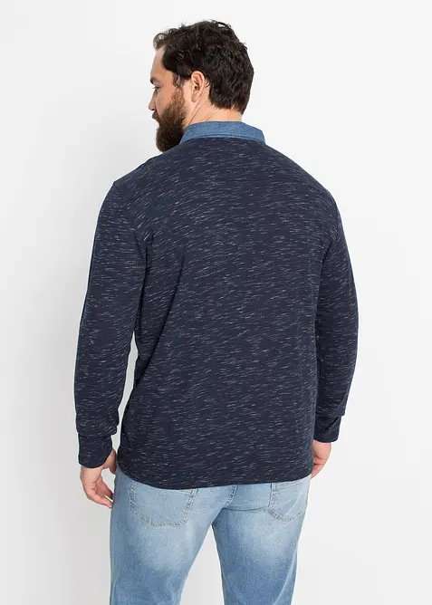 Polo manches longues 100% coton, bonprix