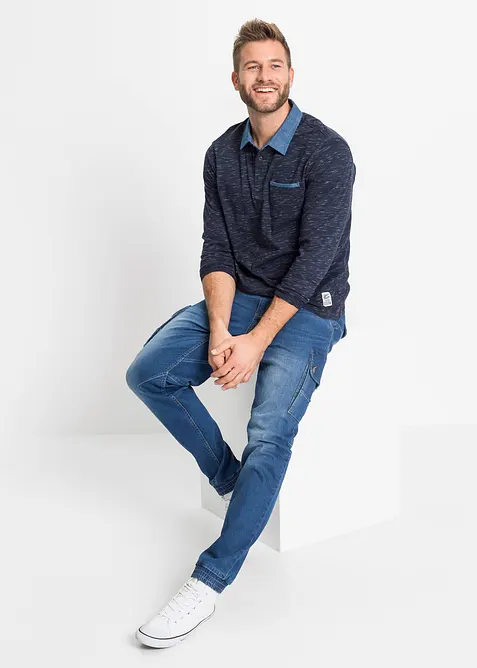 Poloshirt aus reiner Baumwolle, bonprix