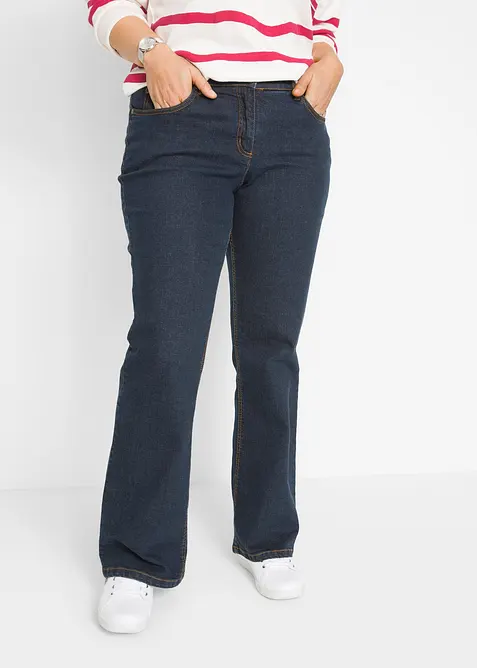 Bootcut-Jeans High Waist, Stretch, bonprix
