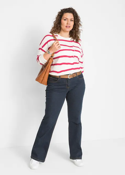 Bootcut-Jeans High Waist, Stretch, bonprix