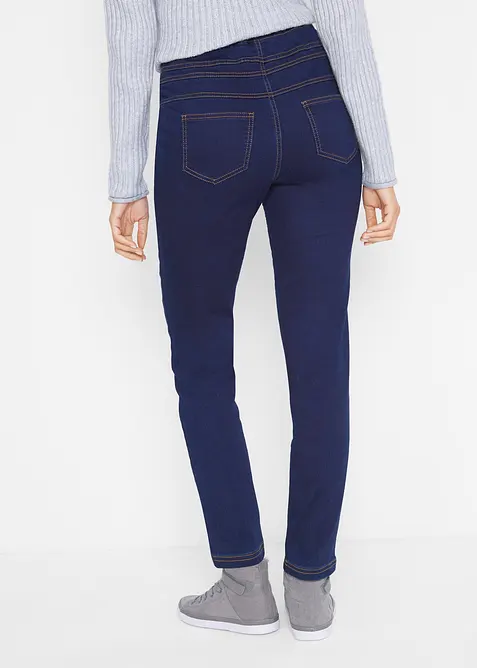 High Waist Jeggings aus leichter, elastischer Thermoqualit&auml;t mit Bequembund, bonprix