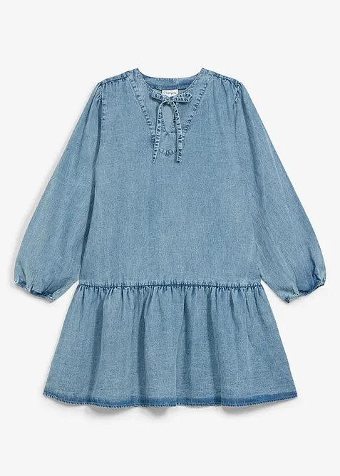 Lockeres Midikleid mit Leinen, bonprix