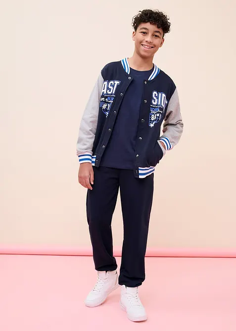 Langarmshirt mit Bio Baumwolle (5er Pack), bonprix