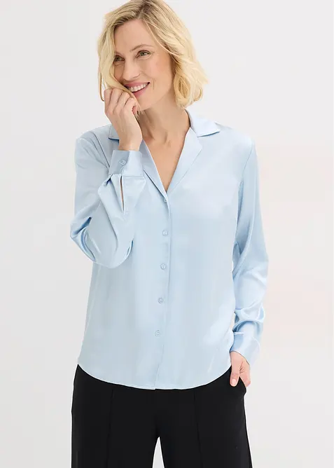 Bluse aus feinem Satin, bonprix