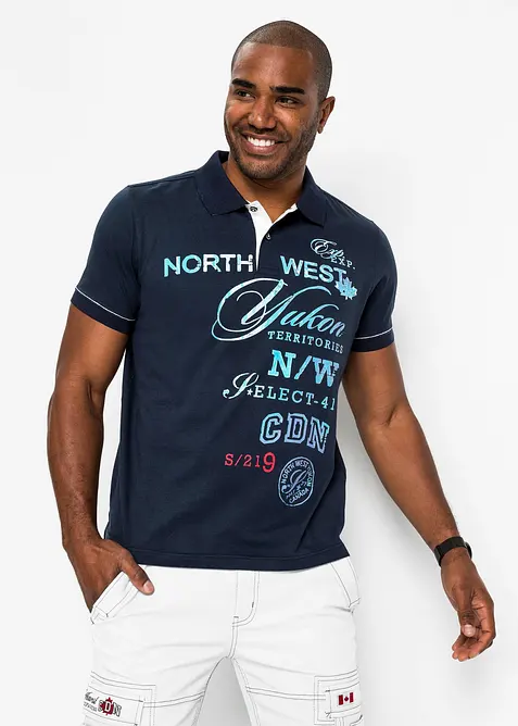 Poloshirt, Kurzarm aus Jersey, bonprix