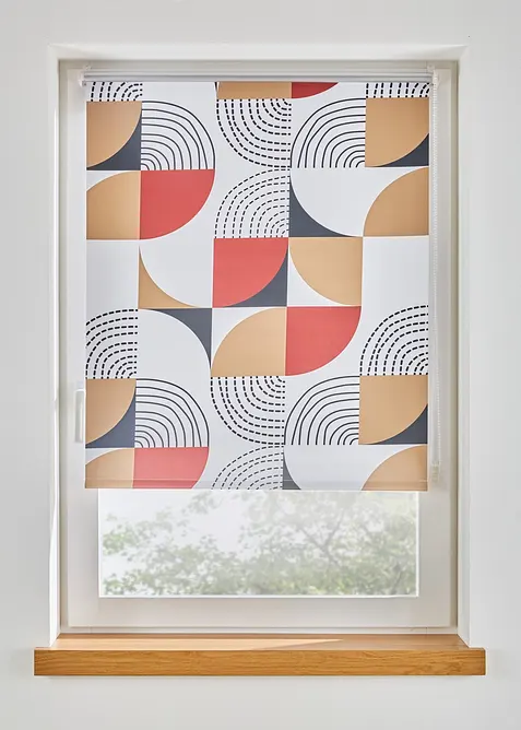 Verdunkelungsrollo mit Retro Druck, bonprix