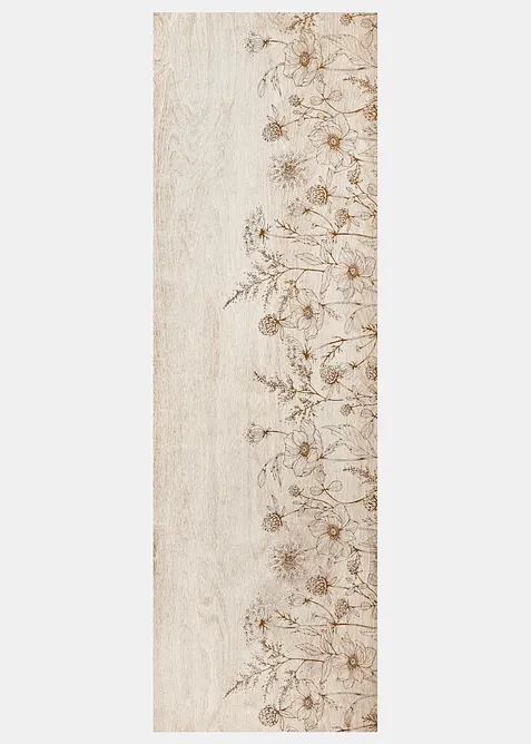 Waschbare Fu&szlig;matte mit floralem Design, bonprix