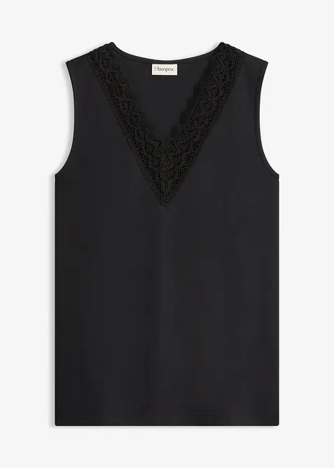 Shirt mit Spitze, bonprix