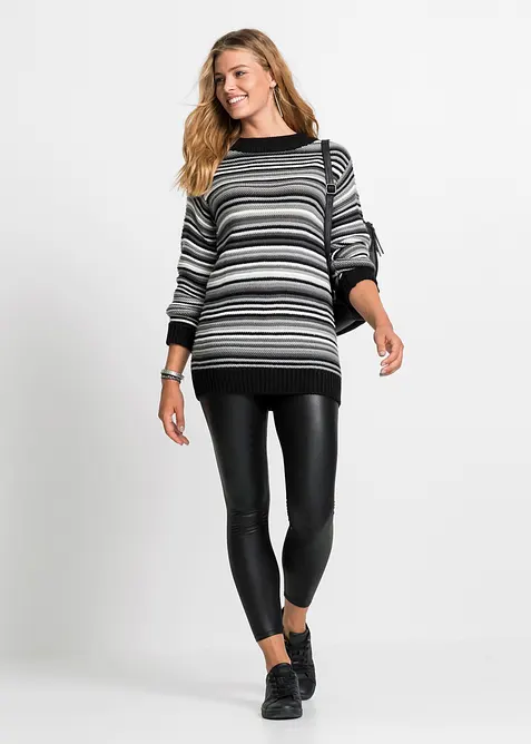 Lederimitat-Leggings mit Thermo Funktion, bonprix