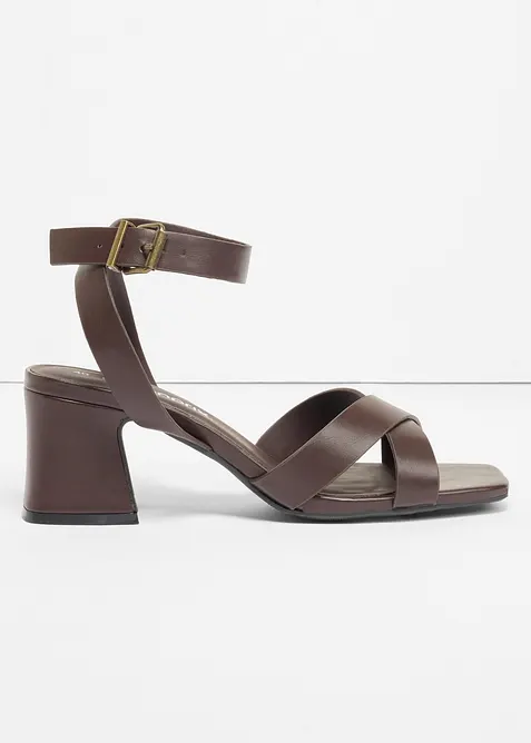 Sandaletten mit Blockabsatz, bonprix