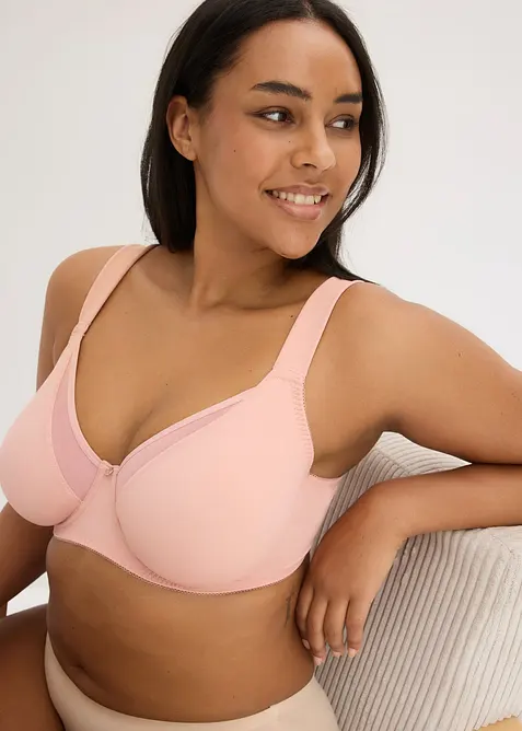 Soutien-gorge minimiseur &agrave; bretelles rembourr&eacute;es, bonprix