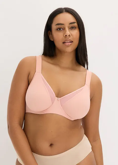 Soutien-gorge minimiseur &agrave; bretelles rembourr&eacute;es, bonprix