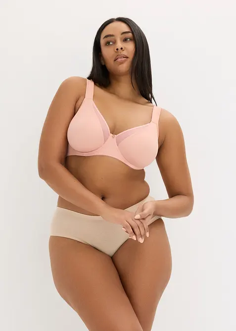 Soutien-gorge minimiseur &agrave; bretelles rembourr&eacute;es, bonprix