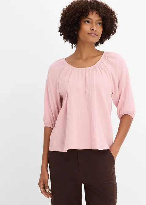 Tunique en gaze 100% coton, bonprix