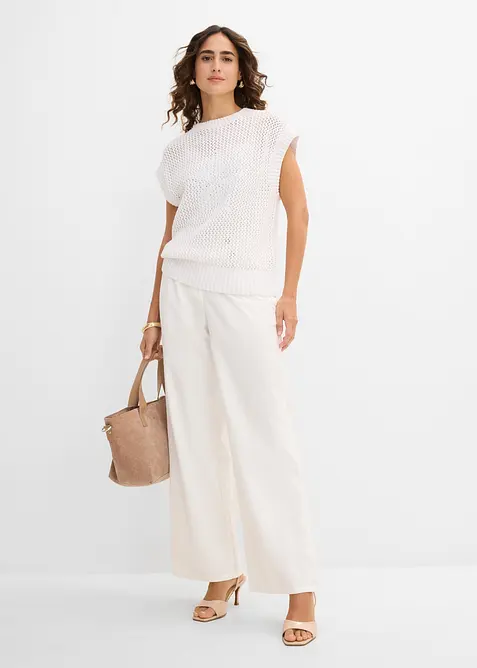 T-shirt en maille 100% coton, bonprix