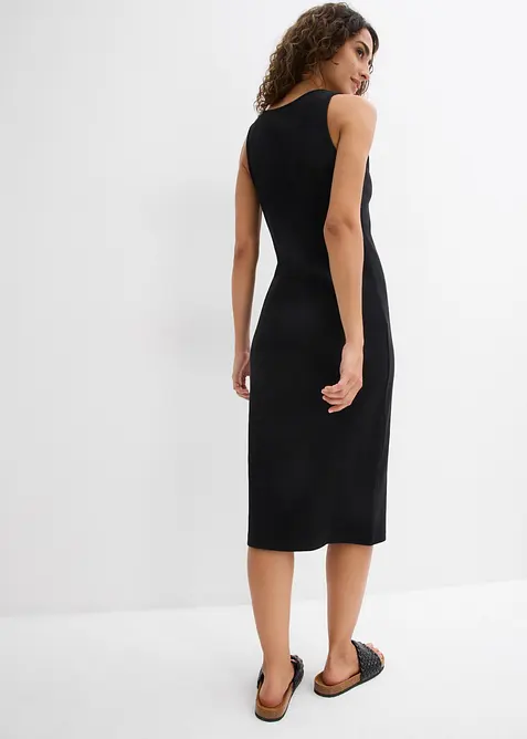 Robe &agrave; bretelles en coton extensible, bonprix