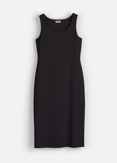 Robe &agrave; bretelles en coton extensible, bonprix