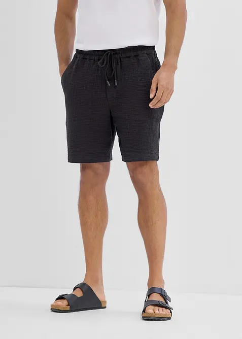 Lot de 2 shorts en gaze 100% coton, bonprix