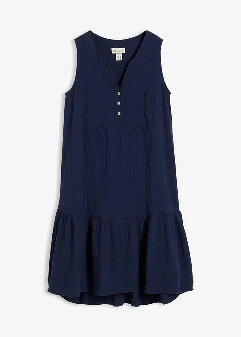 Kleid aus luftigem Musselin, bonprix