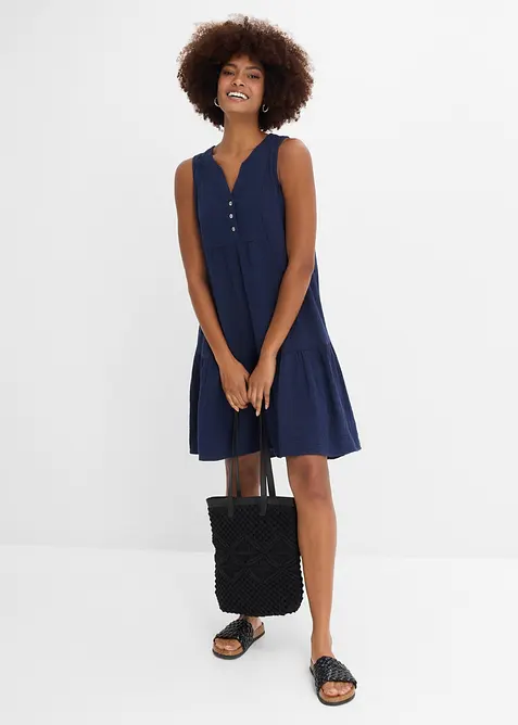 Kleid aus luftigem Musselin, bonprix