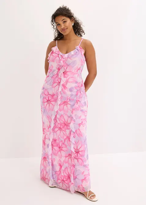 Tr&auml;gerkleid aus softem Mesh, bonprix