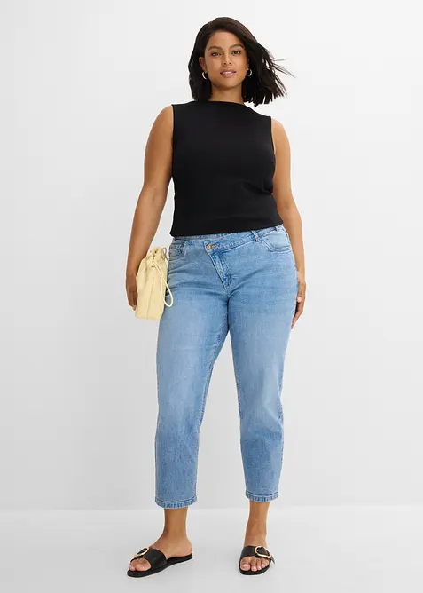 Jean mom taille haute, bonprix