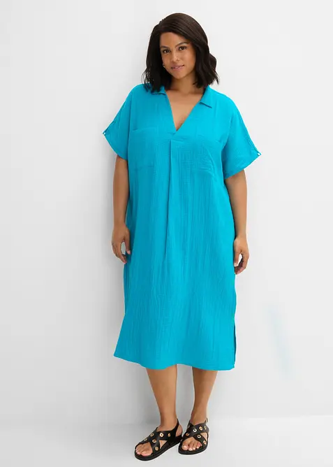 Robe caftan en gaze de coton douce, bonprix