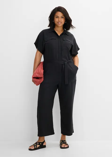 Jumpsuit aus flie&szlig;endem Lyocell, bonprix