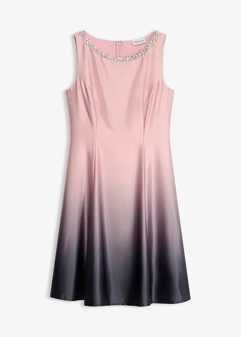 Minikleid aus gl&auml;nzendem Satin, bonprix