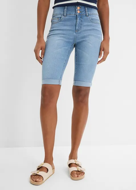 Jeans Bermuda Mid Waist, bonprix