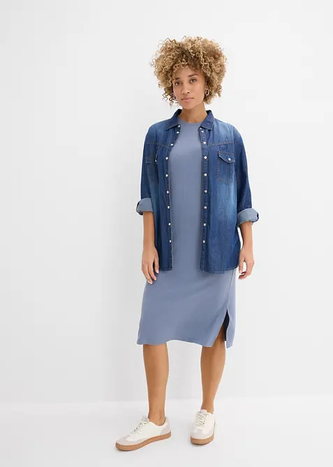 Shirtkleid aus Viskose-Mix, bonprix