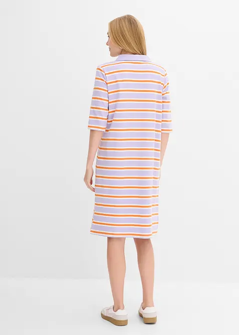 Knieumspielendes Kleid mit Polokragen, bonprix