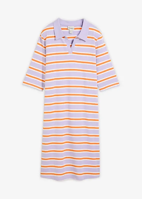Knieumspielendes Kleid mit Polokragen, bonprix