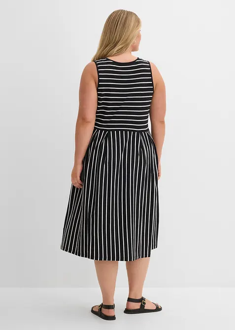 Robe midi en jersey coton, bonprix