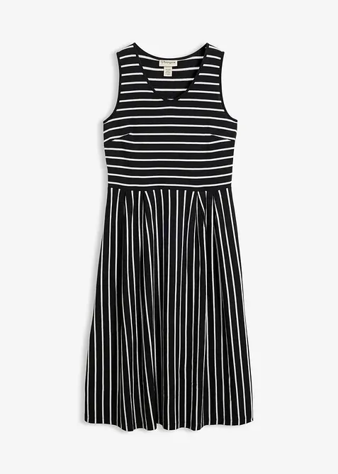 Robe midi en jersey coton, bonprix