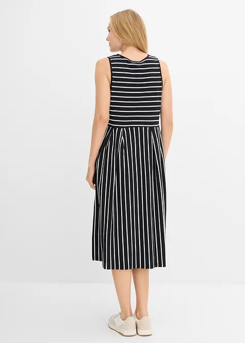 Robe midi en jersey coton, bonprix