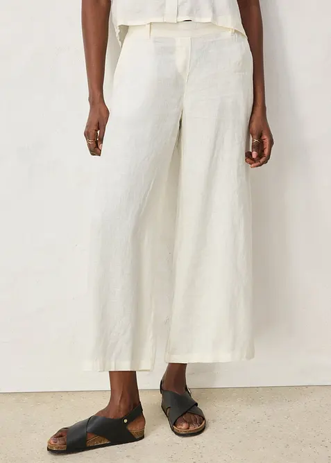 Jupe-culotte 100% lin, bonprix
