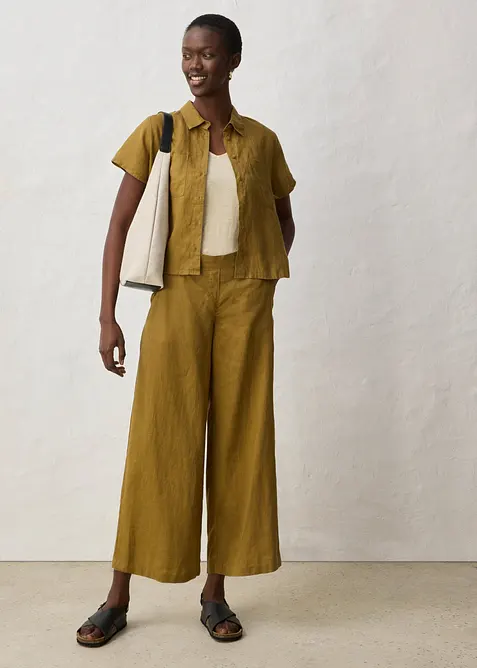 Culotte  aus  reinem Leinen, bonprix