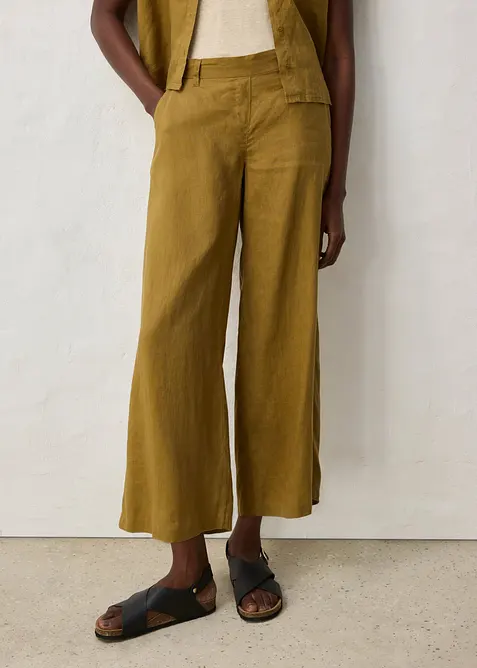 Jupe-culotte 100% lin, bonprix