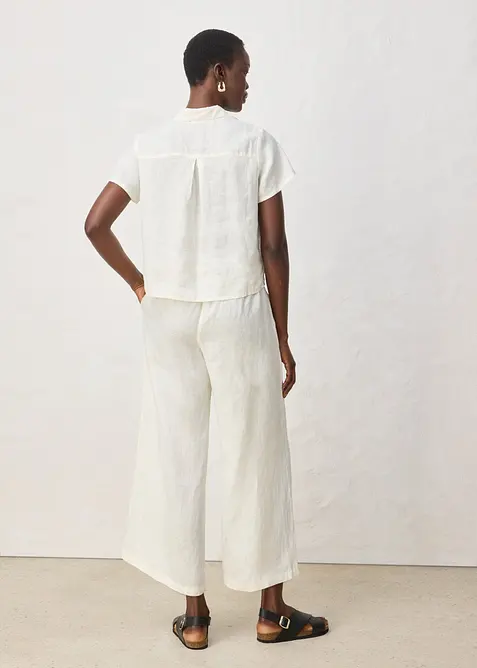Jupe-culotte 100% lin, bonprix