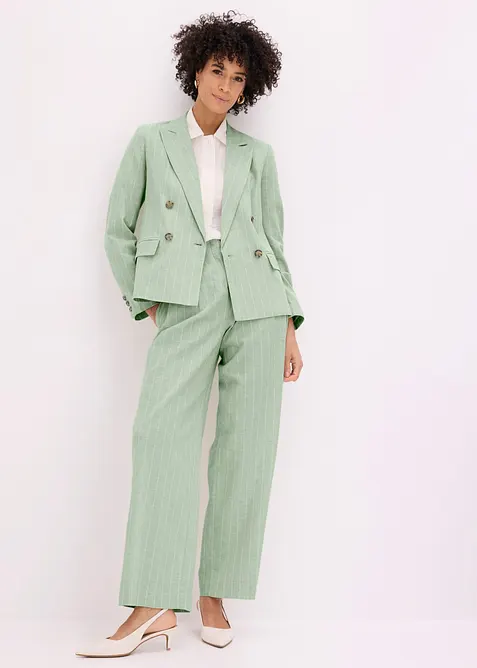 Blazer en lin majoritaire, bonprix