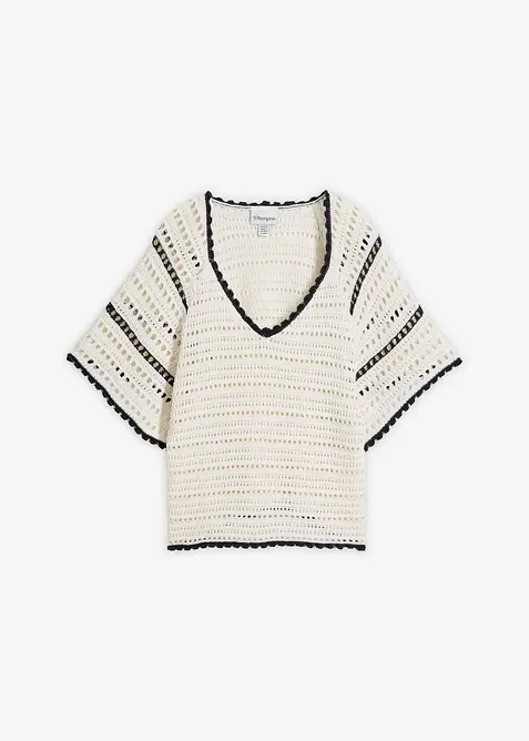Pull ajour&eacute;, bonprix