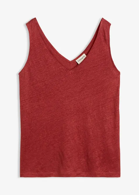 Tanktop aus reinem Leinen, bonprix