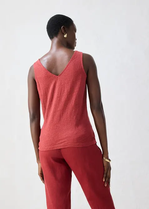 Tanktop aus reinem Leinen, bonprix