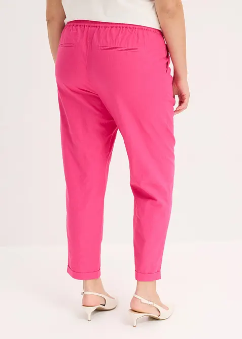 Pantalon en lin m&eacute;lang&eacute;, bonprix