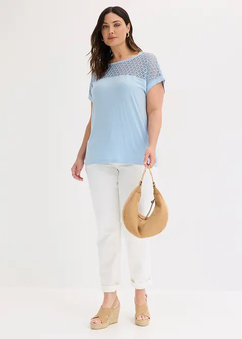 Shirt aus softem Viskose-Mix, bonprix