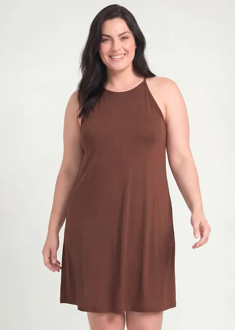 Jerseykleid aus flie&szlig;endem Lyocell-Mix, bonprix