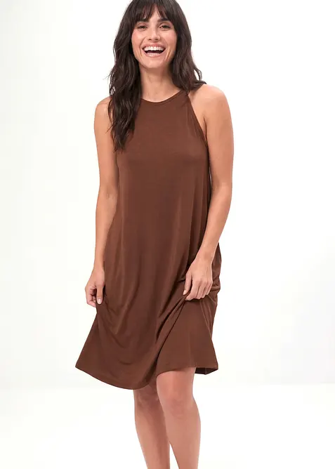 Jerseykleid aus flie&szlig;endem Lyocell-Mix, bonprix