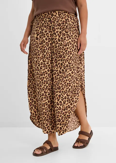 Pantalon palazzo fendu en bas, bonprix