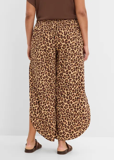 Pantalon palazzo fendu en bas, bonprix